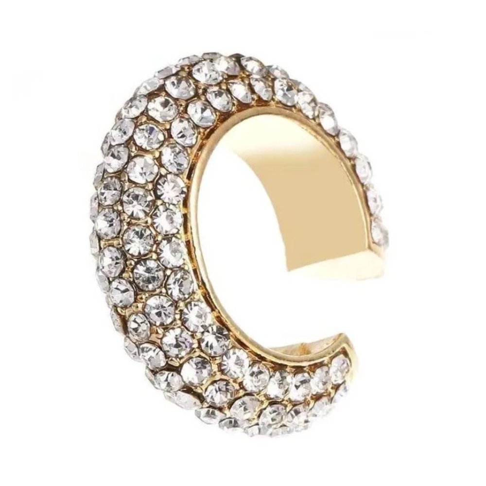 copy of copy of C-shaped Diamond Ear Zircon Silver